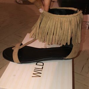 Wild Diva Fringe Sandal